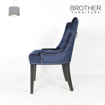 Heißer Verkauf blau Tufted Antique Leisure Hotel Chair